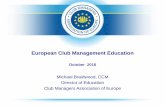 European Club Management Education - ADGF