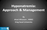 Hyponatremia: Approach & Management