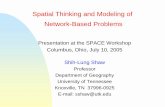 Spatial Thinking and Modeling of Network-Based Problems