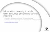 Sixth Form schools information booklet 2022-23