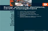 careful management Direction 9 - Planning