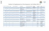 Labour & Employment on Environment: Lok Sabha 2012-13