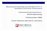 Measuring Productivity and the Role of ICT in Australia’s ...