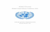 Hofstra University Model United Nations Conference 2021