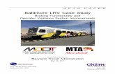 Baltimore LRV Case Study