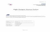 High Output Stoma Policy