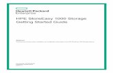 HPE StoreEasy 1000 Storage Getting Started Guide