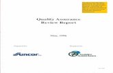Quality Assurance Review Report - University of Alberta