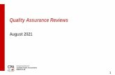 Quality Assurance Reviews
