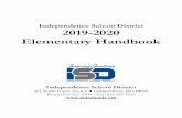 Independence School District 2019-2020 Elementary Handbook