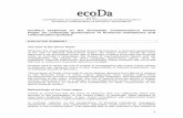 ecoDa’s response to the European Commission’s Green Paper ...