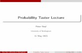 Probability Taster Lecture - Nottingham