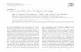 Editorial Computational Models of Articular Cartilage