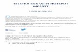TELSTRA 4GX WI-FI HOTSPOT MF985T