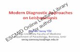 Modern Diagnostic Approaches on Leishmaniasis