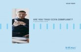 ARE YOU TRULY CCPA COMPLIANT? - Infosys