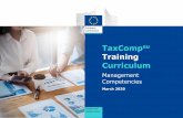 TaxComp Training Curriculum