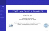STATS 100A: BASICS & EXAMPLES