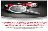 Report on Fraudulent and Forged Assignment - FRAUD STOPPERS