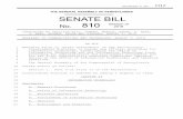 THE GENERAL ASSEMBLY OF PENNSYLVANIA SENATE BILL 810