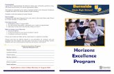 Horizons Excellence Program