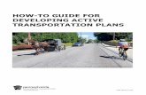 How-to Guide for developinG Active trAnsportAtion plAns