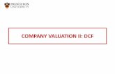 COMPANY VALUATION II: DCF - Adrien Matray