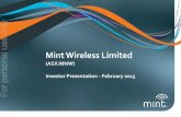 Mint Wireless Limited - asx.com.au
