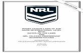 RUGBY LEAGUE LAWS OF THE GAME INTERNATIONAL LEVEL …