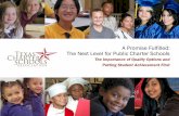 A Promise Fulfilled: The Next Level for Public Charter Schools
