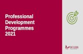 Professional Development Programmes 2021
