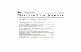 [2011] 6 MLJ xci Malayan Law Journal Articles