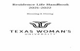 2021-2022 Residence Life Handbook
