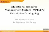 Educational Resource Management System (MPT1173)