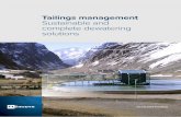 Tailings management Sustainable and complete dewatering ...