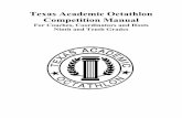 Texas Academic Octathlon Competition Manual