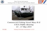 Commercial Fishing Vessel Mary B II USCG Public Hearing 13 ...