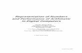 Representation of Numbers and Performance of Arithmetic in ...