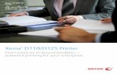 Xerox D110/D125 Printer