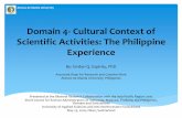 Domain 4: Cultural Context of Scientific Activities