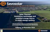 Solar Thermal Innovative technology ... - Smart Energy Systems