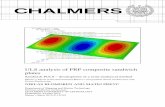 ULS analysis of FRP composite sandwich plates
