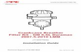 Crankcase Breather Filter Kit - GM 6.6L Duramax 2007.5 ...