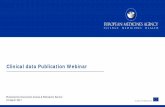 Clinical data publication webinar - Europa