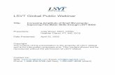LSVT Global Public Webinar
