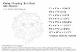Onlay - Roaring Lion Head