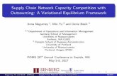 Supply Chain Network Capacity Competition with Outsourcing ...