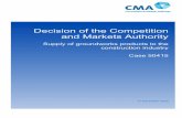 Decision of the Competition and Markets Authority