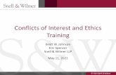 Training Conflicts of Interest and Ethics