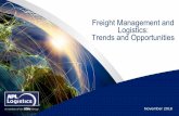 Freight Management and Logistics: Trends and Opportunities